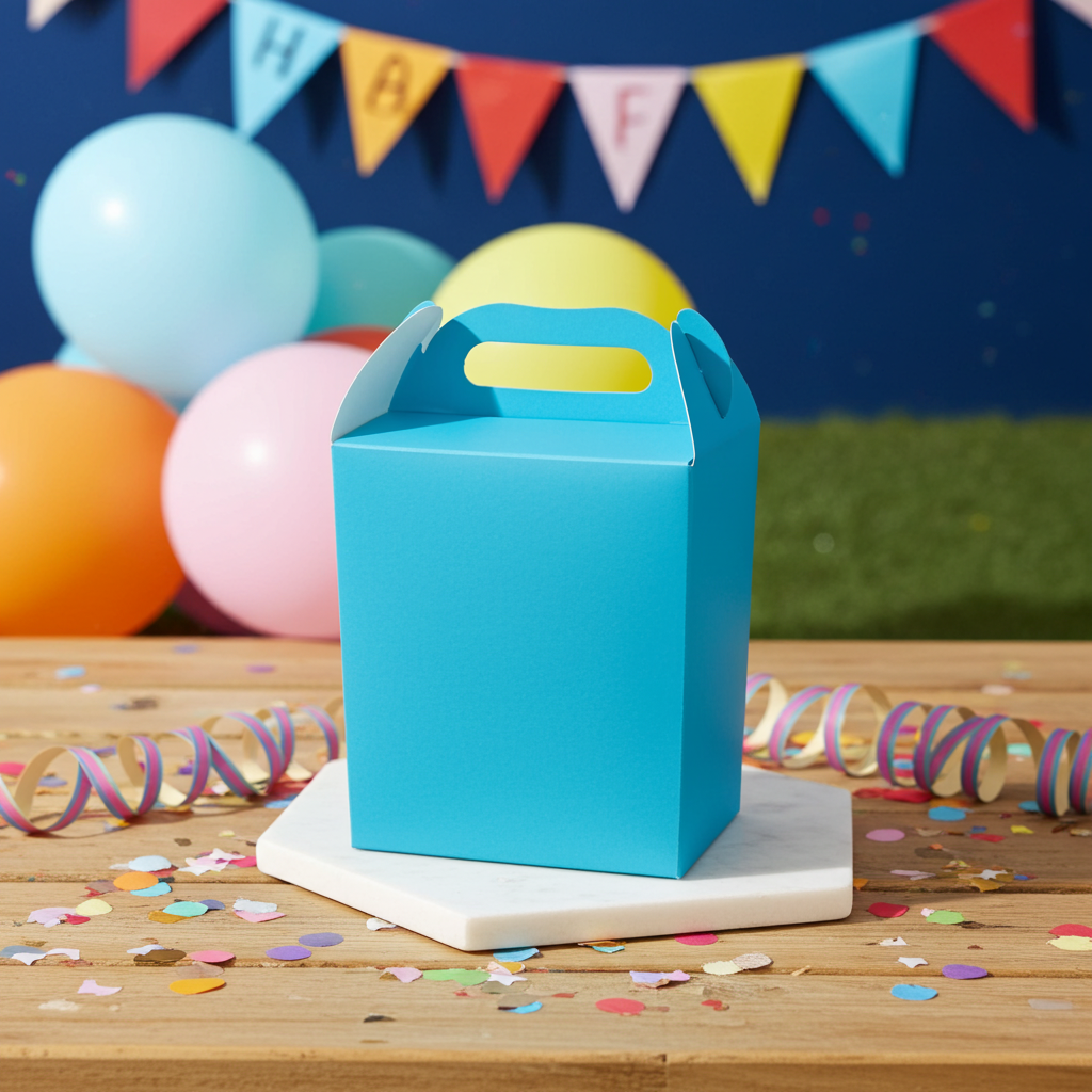 LONCHERA DE CARTON GLOBO ART DULCEROS PARA FIESTA