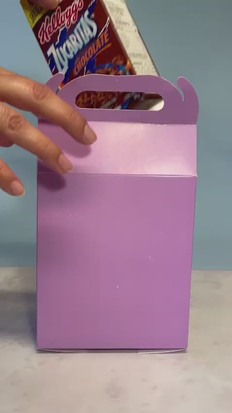 LONCHERA DE CARTON GLOBO ART DULCEROS PARA FIESTA