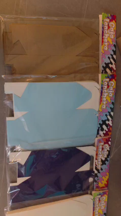 LONCHERA DE CARTON GLOBO ART DULCEROS PARA FIESTA